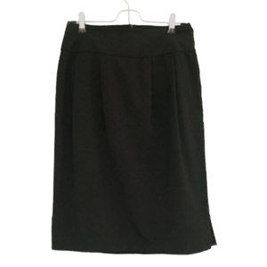 Black Chenault Pencil Skirt Polka Dot US 6